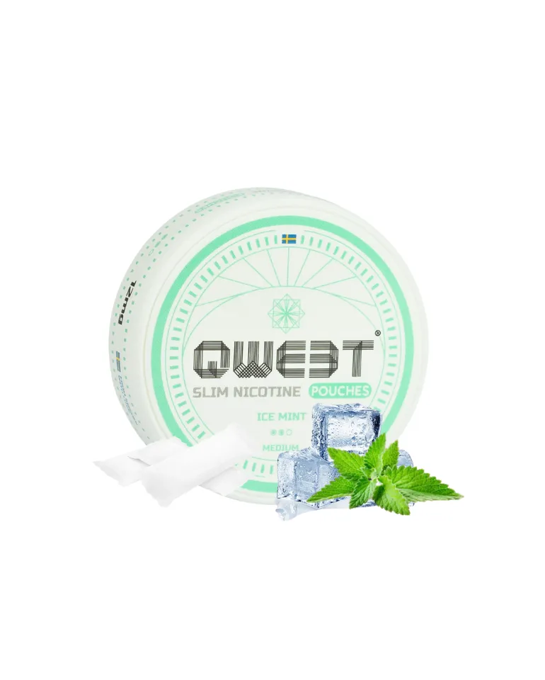 Qweet - Snus  - 8mg - Ice Mint - שקיקי ניקוטין בטעם מנטה אייס